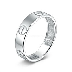 Серьги из серебра родированные 925 пробы Ct-43-01