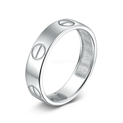Серьги из серебра родированные 925 пробы Ct-43-01