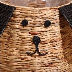 Корзина плетёная «Собачка», 32×32×37 см