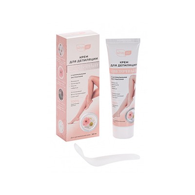 NATURALIST Крем для депиляции Цветочный,100 мл  /18