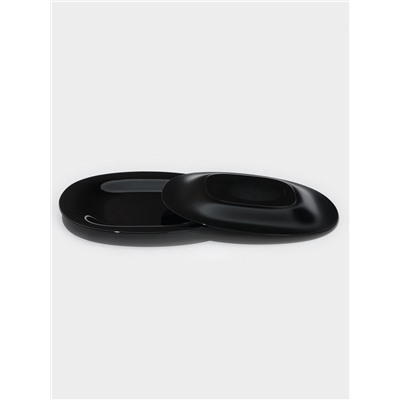 Сервиз столовый Luminarc Carine White&Black, 30 предметов, стеклокерамика, белый, чёрный