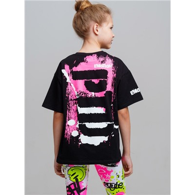 Фуфайка трикотажная для девочек (футболка)