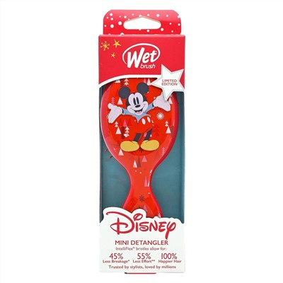 Wet Brush Расческа для спутанных волос мини / Holiday Joy Mini Detangler Mickey BWR832MMTR