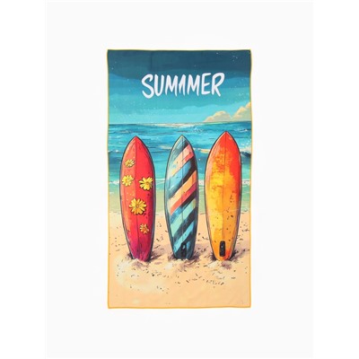 Полотенце пляжное «Этель» Vacation, 70×140 см, микрофибра 200 г/м²