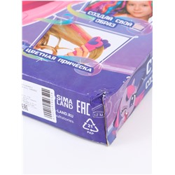 УЦЕНКА Набор мелки для волос с аксессуарами с блёстками 2в1 «Студия красоты» My little pony