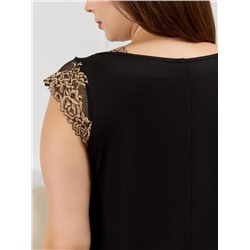 Сорочка Ависта (Чёрный)