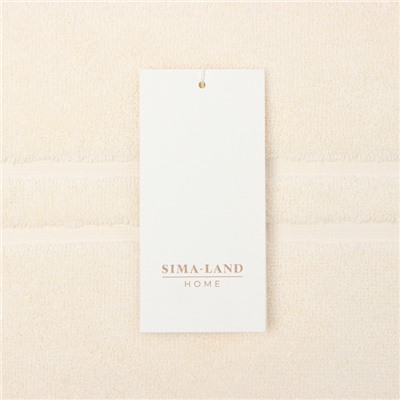Коврик махровый SL HOME: Basic «Айвори», 50×70 см, хлопок 100%
