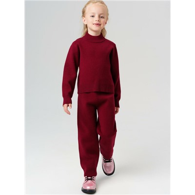 Комплект трикотажный для девочек: джемпер, брюки