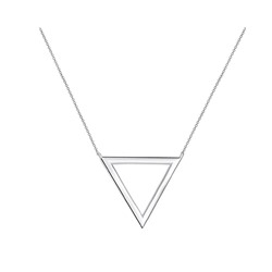 Колье из серебра без вставки, Ю-55015р
