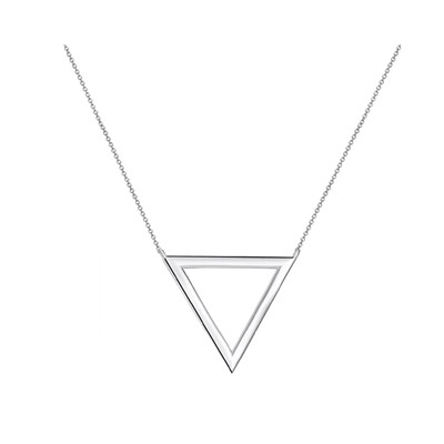 Колье из серебра без вставки, Ю-55015р