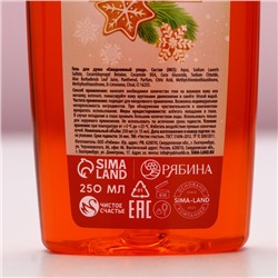 Подарочный набор новогодний «Сказка», гель для душа 250 мл и мочалка для душа, Чистое счастье
