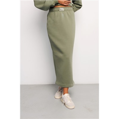 Юбка длинная макси с разрезом 388KHK