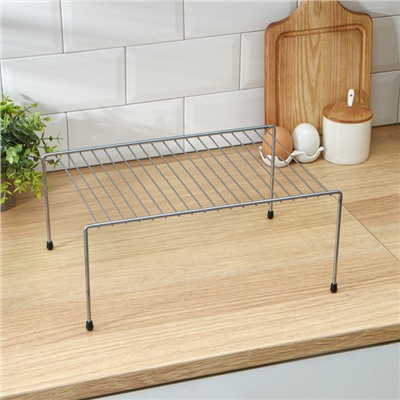 Полка для шкафа, 31×23.5×15 см, хром