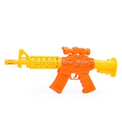 Автомат "Боевой Арсенал" свет, звук, эффект отдачи, на батарейках, в пакете