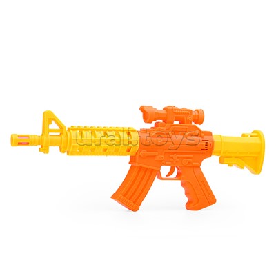 Автомат "Боевой Арсенал" свет, звук, эффект отдачи, на батарейках, в пакете