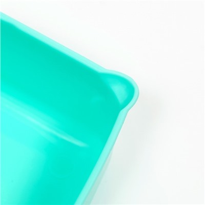 Автопоилка прогулочная с фигурной бутылочкой, 450 мл, пластик, бирюзовая