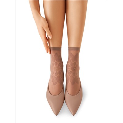 SiSi Носки calz. FIORE 20 носки (с рисунком цветок)