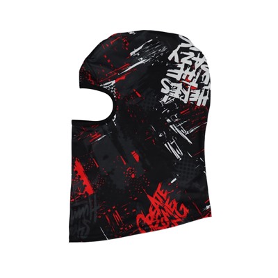 Маска-балаклава Crazy, размер универсальный, чёрная