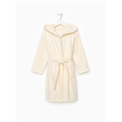 Халат махровый детский «Этель. Динозавр», размер 32, бежевый