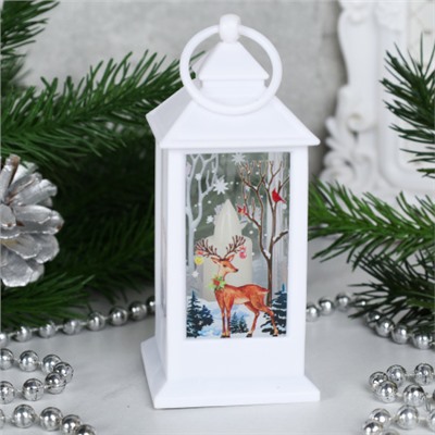 Фонарь светодиодный 13 см / JSFD02white /уп 12/240/новогодний/белый