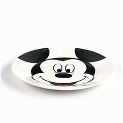 Тарелка плоская детская «Mickey», 20 см, керамика, Микки Маус