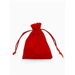 Мешочек бархатный «Классика» 9×12 см, красный
