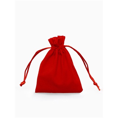 Мешочек бархатный «Классика» 9×12 см, красный