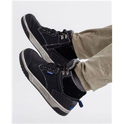 AL7572 черн Ботинки деми для мальчиков (34-39)/6