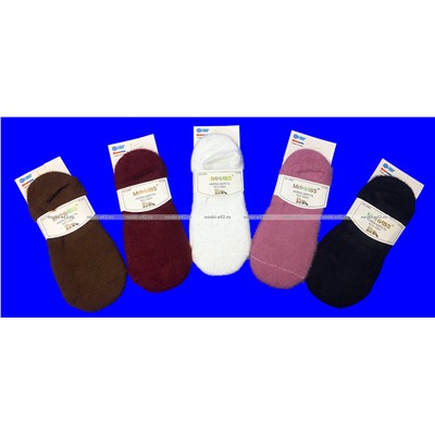 МИНИBS носки женские укороченные ангора НОРКА ШЕРСТЬ однотонные