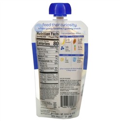 Plum Organics, Tots, Mighty 4, 4 Food Group Blend, Banana, Blueberry, Sweet Potato, Carrot, Greek Yogurt, Millet, 4 oz (113 g)