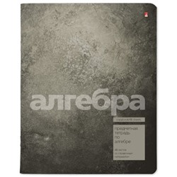 Тетрадь  48л "STONE COLOR" по алгебре 7-48-1358/09 Альт