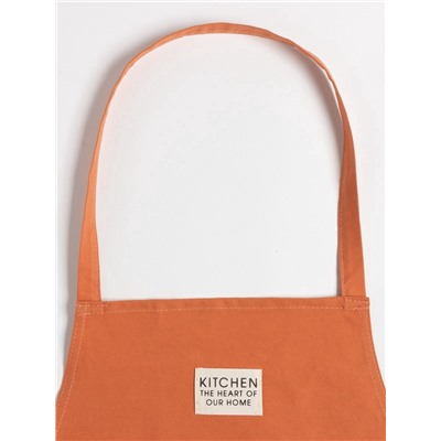 Фартук Этель Kitchen 60×70 см, цвет оранжевый, 100% хлопок, саржа 220 г/м²