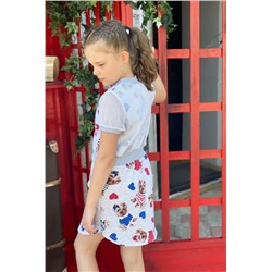 Платье 5086 детское (Собаки)
