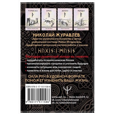 АСТ Николай Журавлев "Руны, способные менять мир"