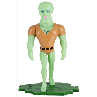 SpongeBob SquarePants игрушка пластиковая 20 см - Сквидвард красивый (мем коллекция) Игрушки разных брендов, 267572