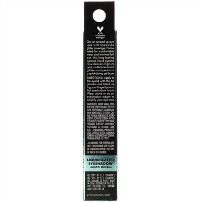 E.L.F., Liquid Glitter Eyeshadow, Disco Queen, 0.1 fl oz (3 ml)