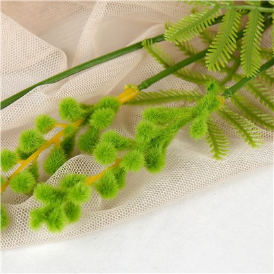 Цветок искусственный Мимоза 85 см / MNY-05 /уп 800/зеленая