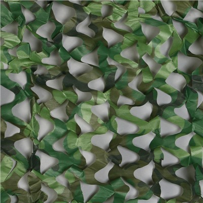 Сетка маскировочная, 4×3 м, одинарная, светло-зелёная, коричневая, Greengo