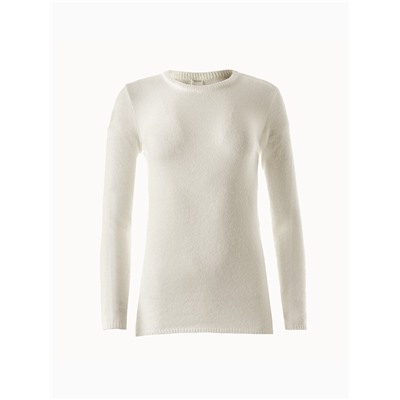 Джемпер женский MINAKU: Knitwear collection, цвет молочный, размер 50