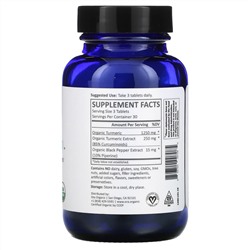 Ora, You're Golden, Organic Turmeric Curcumin Supplement, 1,500 mg, 90 Organic Tablets