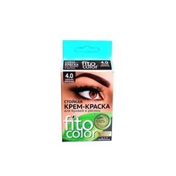 Fito Color Стойкая крем-краска для бровей и ресниц 4.0 Горький шоколад