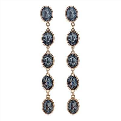 Серьги с кристаллами Swarovski