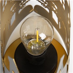 Фигурка светящаяся RISALUX «Вечерний город», LED-ночник, 3×ААА, чёрный, 10.8×19.5×20 см