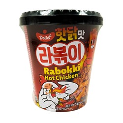 Рапокки со вкусом курицы в остром соусе Delief, Корея, 165 г Акция