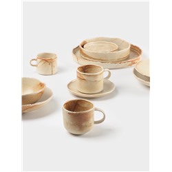 Тарелка с бортиком Magistro Organic brown, d=28.2 см, фарфор, бежевая