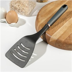 Лопатка кухонная Доляна «Сфера», нейлон, чёрная