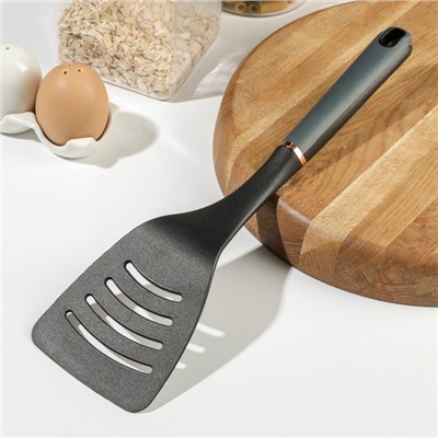 Лопатка кухонная Доляна «Сфера», нейлон, чёрная