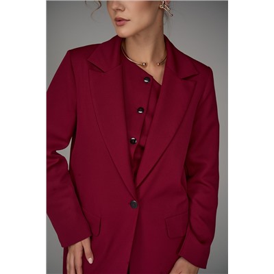 Пиджак Клио (бордовый)