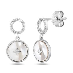 Серьги, перламутр, BL-4