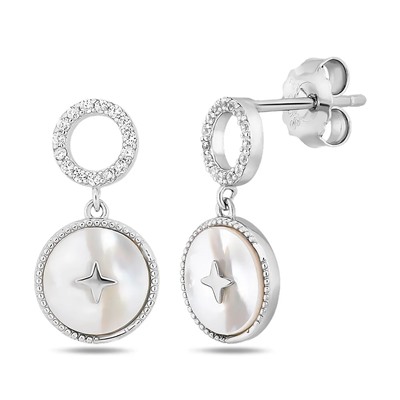 Серьги, перламутр, BL-4